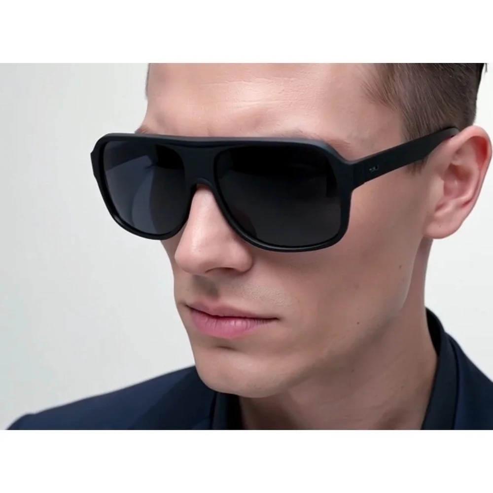 Oversized Sunglasses Flat Top Shield Visor Sunglasses Fashion Shades Soft Shades
